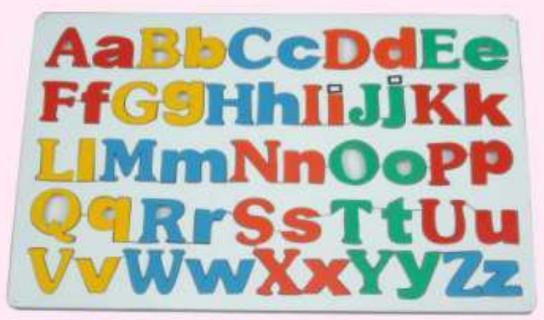 English Alphabet Uppercase & Lowercase (12  18)