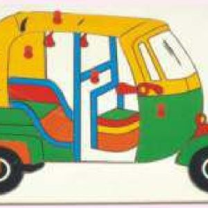 INSET TRAY PUZZLES  BIG WITH KNOB  Autorickshaw