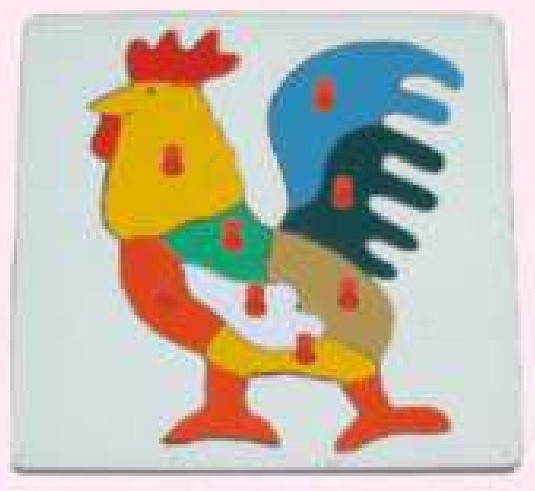 INSET TRAY PUZZLES  Cock