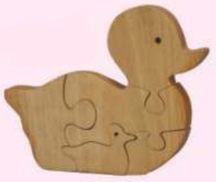 WOODEN JIGSAW PUZZLES  NATURAL Duck