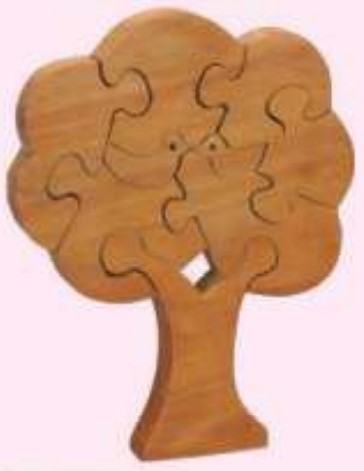 WOODEN JIGSAW PUZZLES  NATURAL Tree
