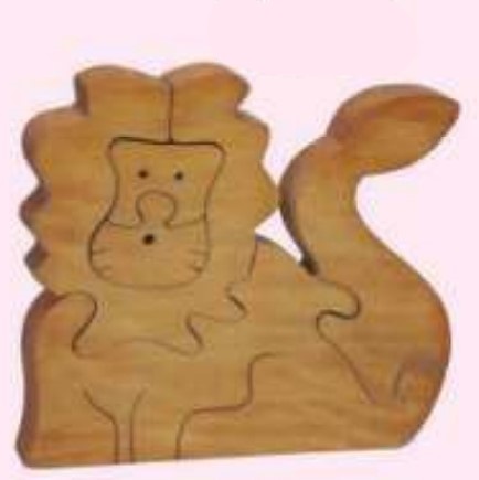WOODEN JIGSAW PUZZLES  NATURAL Lion