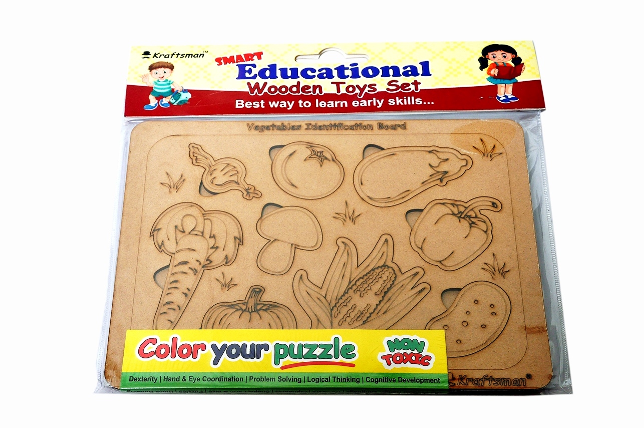 Tray Puzzle Object Identification  Vegetables