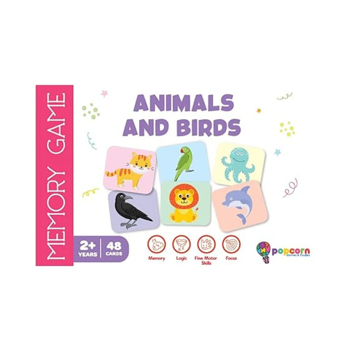 ANIMALS AND BIRDS Memory Game