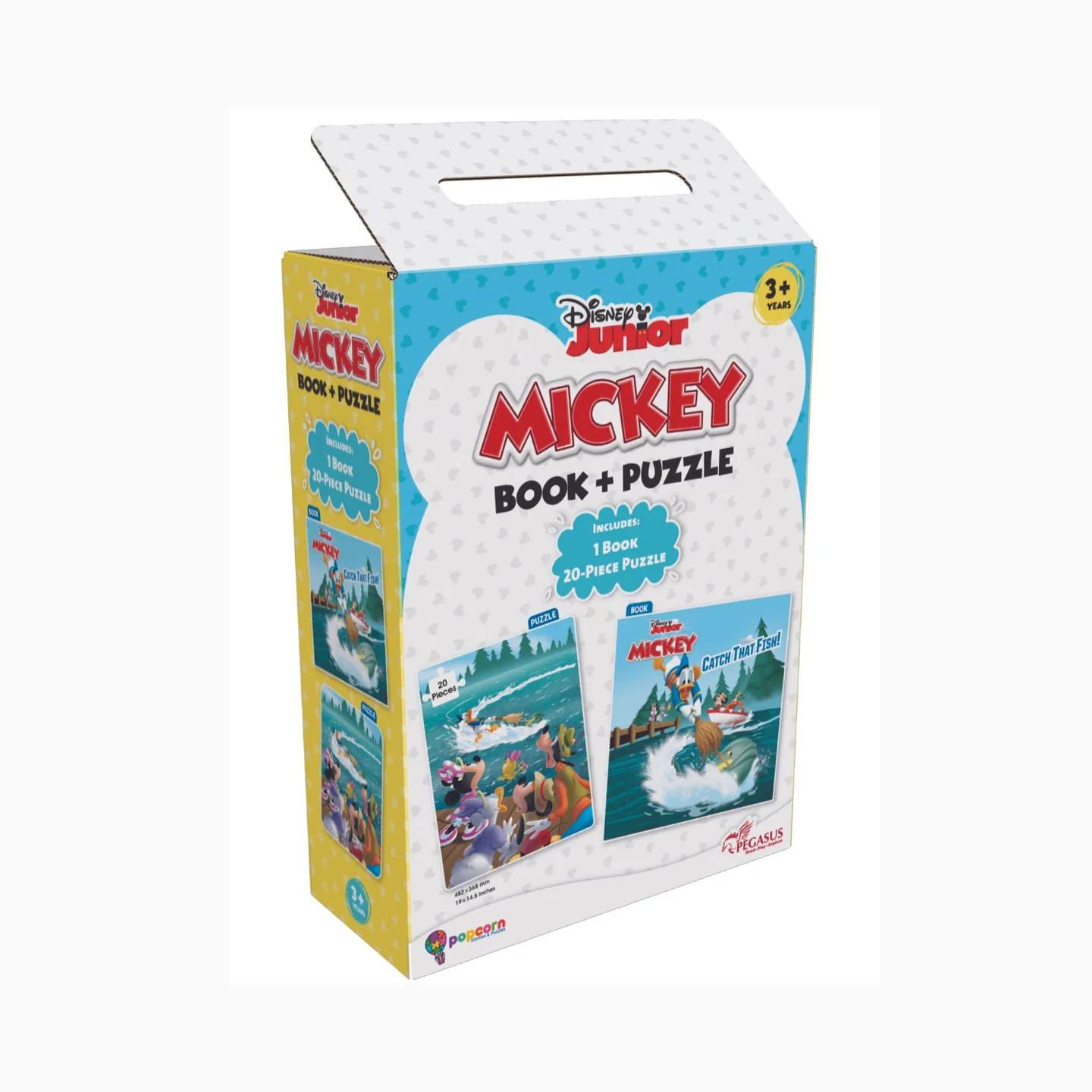 Mickey&Friends Go Fishing(BK+20PCS PUZZLE)