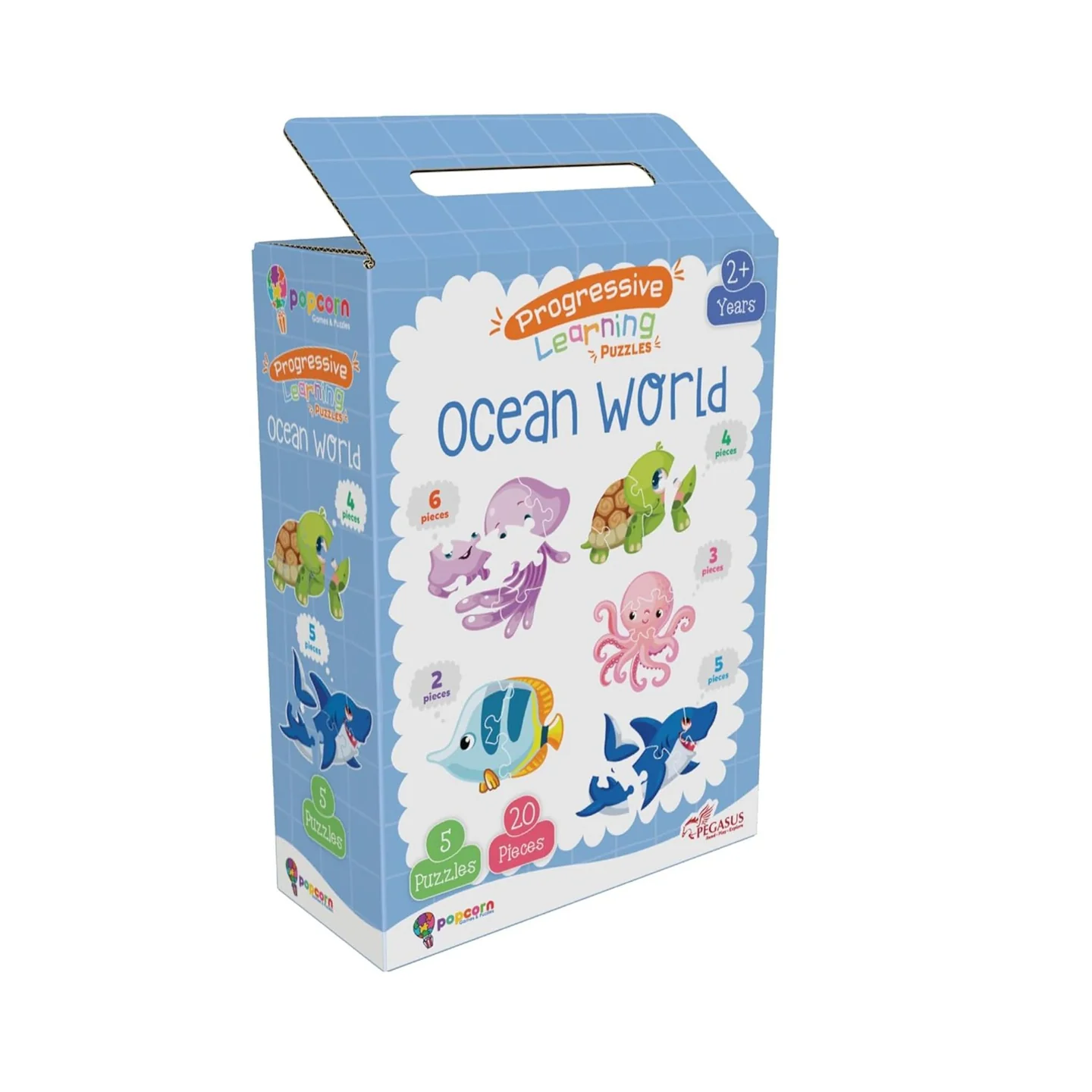 Ocean World – Progressive Puzzle Set for Kids