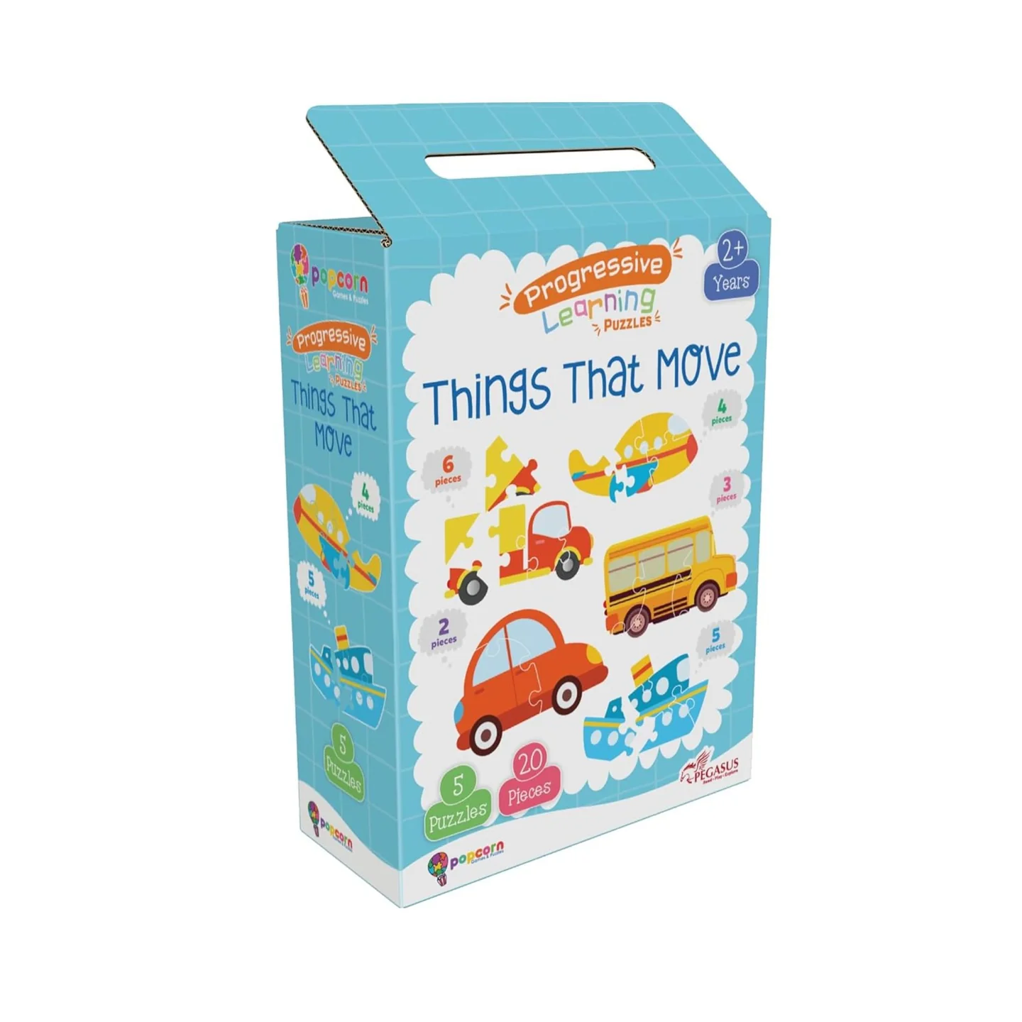 Things that Move – Progressive Puzzle Set for Kids
