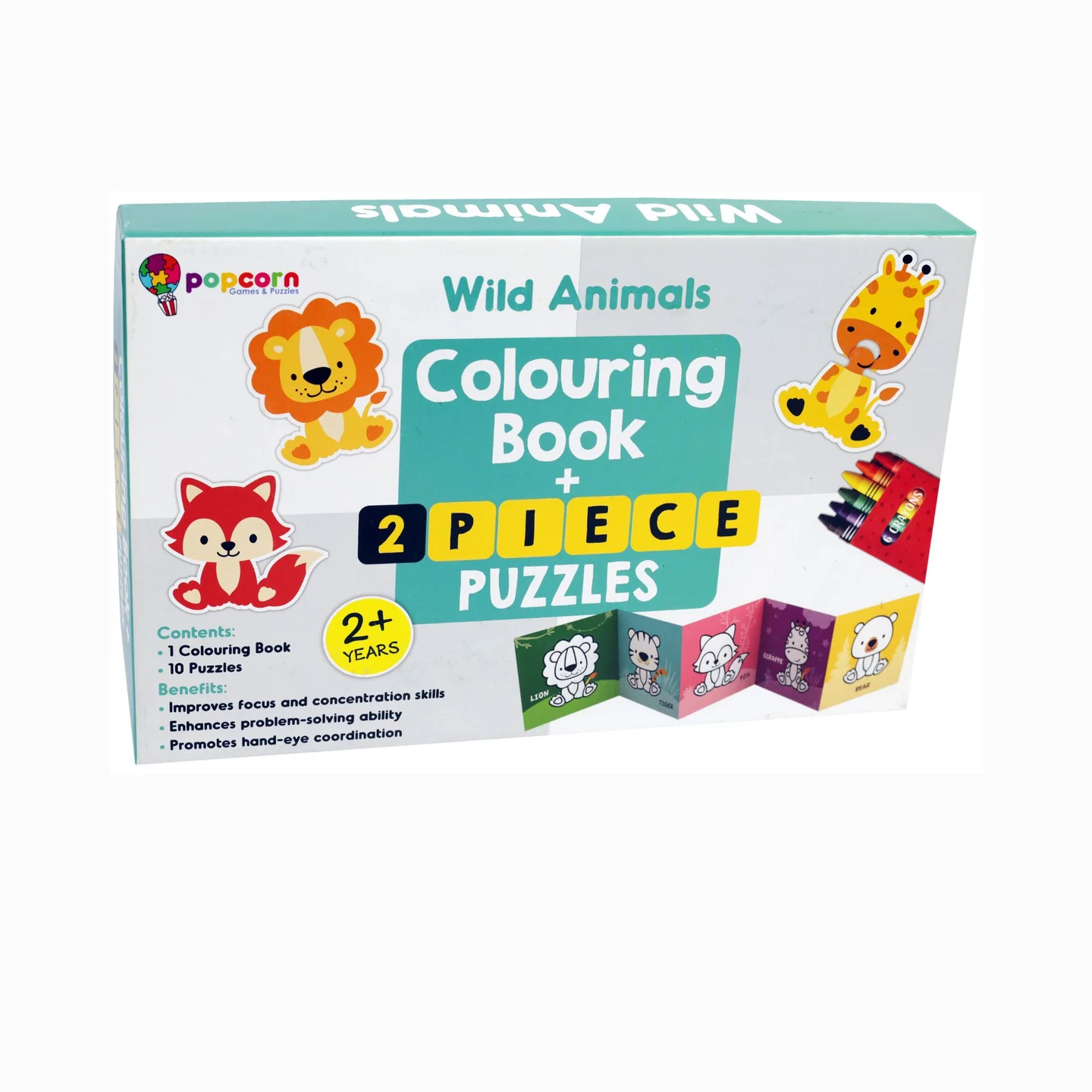 Wild Animal 2 Piece puzzle