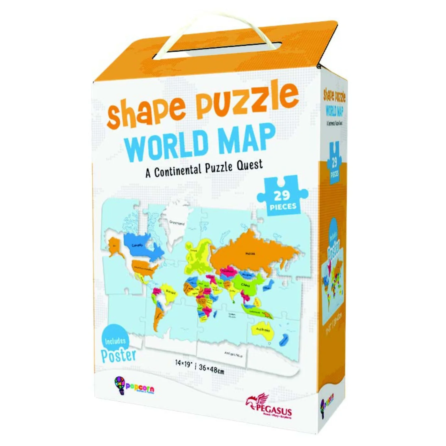 World Map – SHAPE PUZZLE